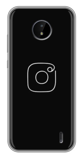 Чехол с картинкой "Инстаграм" для Nokia C20