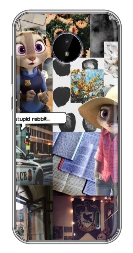 Чехол с печатью "Коллаж Джуди" для Nokia C20