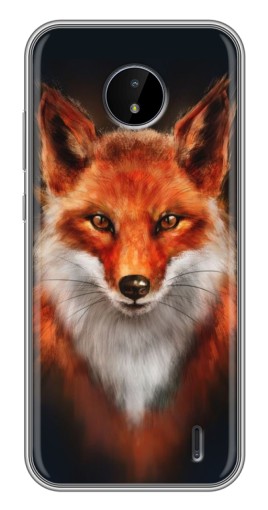Чехол с принтом "Красивая лиса" для Nokia C20
