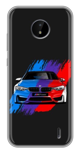 Чехол с картинкой "Красочный BMW" для Nokia C20