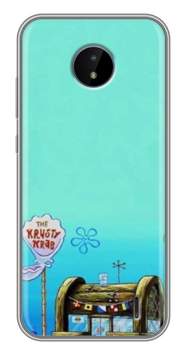 Силиконовый чехол с изображением "Krusty Krab" для Nokia C20