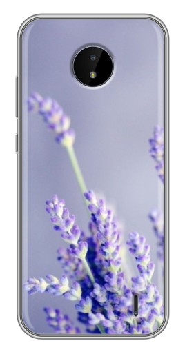 Чехол с печатью "Лаванда вблизи" для Nokia C20