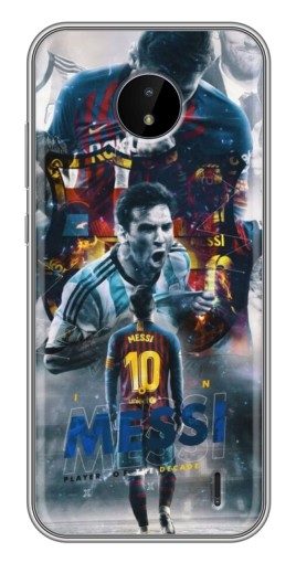 Чехол с печатью "Легендарный Месси" для Nokia C20