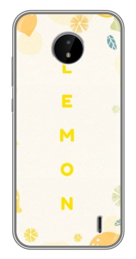 Чехол с картинкой "Lemon" для Nokia C20