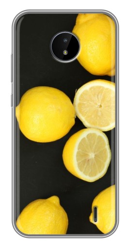 Чехол с принтом "Лимонный стиль" для Nokia C20