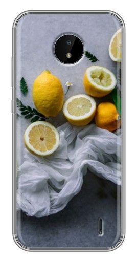 Чехол с картинкой "Лимонное настроение" для Nokia C20