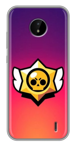 Силиконовый чехол с изображением "Логотип Brawl Stars" для Nokia C20