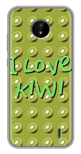 Чехол с картинкой "Love Kiwi" для Nokia C20