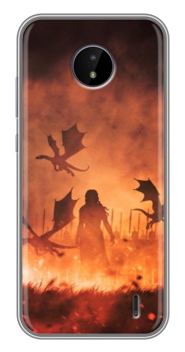 Чехол с картинкой "Мать драконов" для Nokia C20