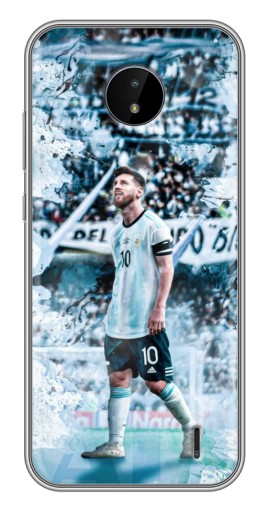 Чехол с печатью "Месси в Аргентине" для Nokia C20