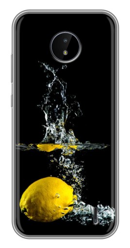Чехол с картинкой "Мокрый Лимон" для Nokia C20