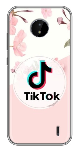 Чехол с принтом "Нежный принт" для Nokia C20
