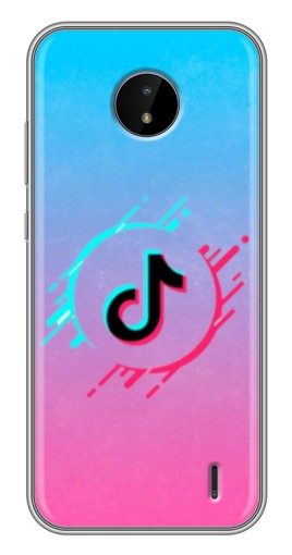 Чехол с печатью "Нота ТикТок" для Nokia C20