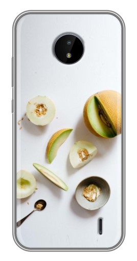 Чехол с картинкой "Обед из дынь" для Nokia C20