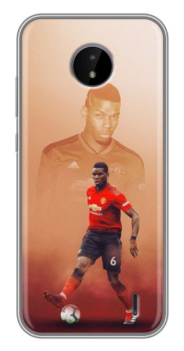 Чехол с печатью "Pogba с Манчестера" для Nokia C20
