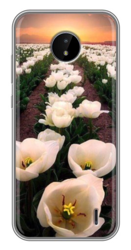 Чехол с принтом "Поле тульпанов " для Nokia C20