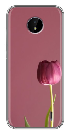 Чехол с печатью "Розовый тюльпан" для Nokia C20