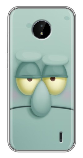 Чехол с печатью "Сквидвард" для Nokia C20