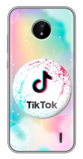Чехол с печатью "TikTok принт" для Nokia C20