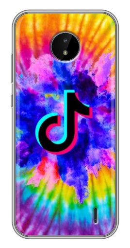 Силиконовый чехол с изображением "TikTok в красках" для Nokia C20