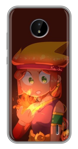 Чехол с картинкой "Удивлённая Амбер" для Nokia C20