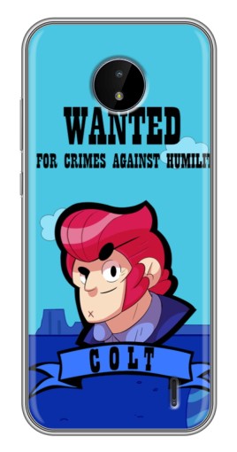 Чехол с картинкой "WANTED COLT" для Nokia C20