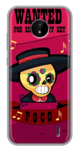 Чехол с картинкой "WANTED POCO" для Nokia C20