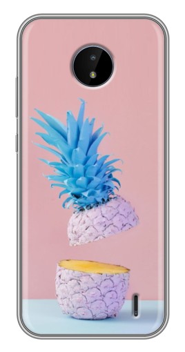 Чехол с печатью "Яркий ананас" для Nokia C20