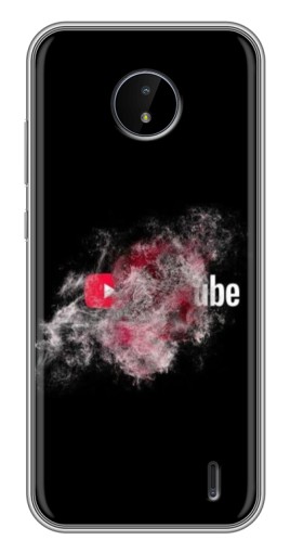 Чехол с картинкой "Яркий Ютуб" для Nokia C20