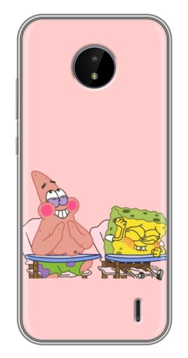 Чехол с картинкой "За партой" для Nokia C20