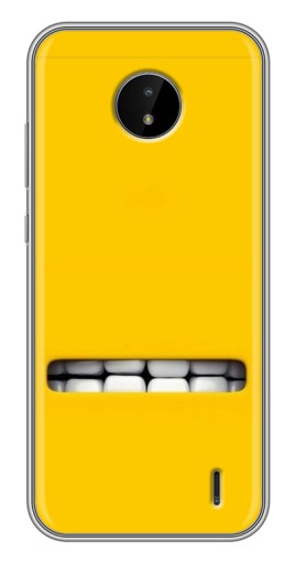 Чехол с печатью "Зубы миньона" для Nokia C20