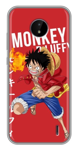 Чехол с принтом "Атакующий D Luffy" для Nokia C10
