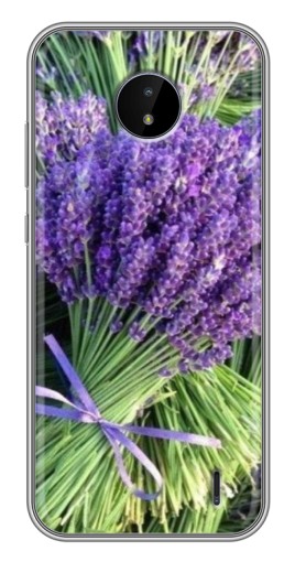 Силиконовый чехол с изображением "Букет лаванды" для Nokia C10
