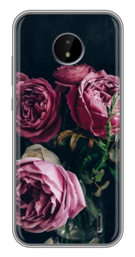 Силиконовый чехол с изображением "Букет роз" для Nokia C10