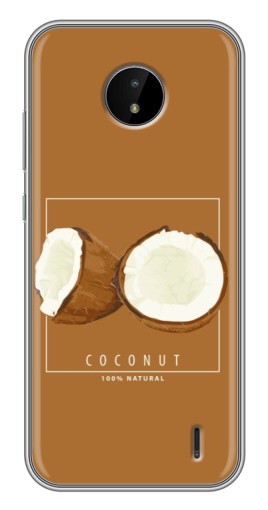 Чехол с печатью "Coconut" для Nokia C10