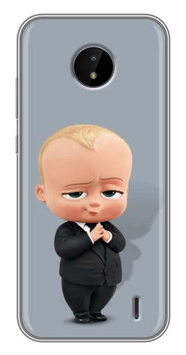 Чехол с принтом "Деловой ребенок" для Nokia C10