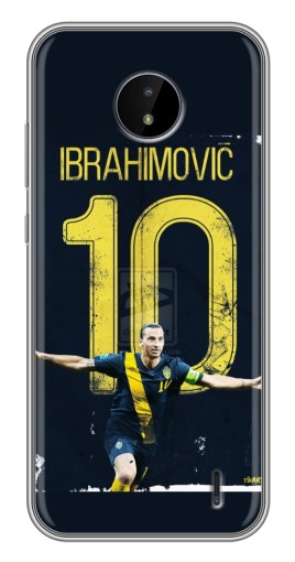Чехол с печатью "Ибрагимович 10" для Nokia C10