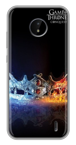 Чехол с принтом "Корона" для Nokia C10