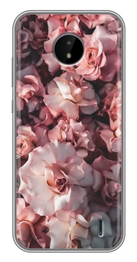 Силиконовый чехол с изображением "Куст роз" для Nokia C10