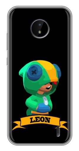 Чехол с принтом "LEON" для Nokia C10
