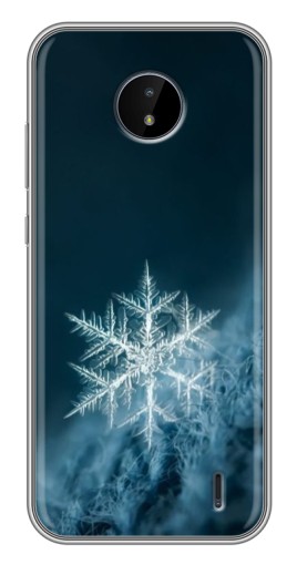 Чехол с картинкой "Маленькая снежинка" для Nokia C10