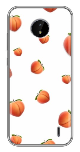 Чехол с картинкой "Маленькие персики" для Nokia C10