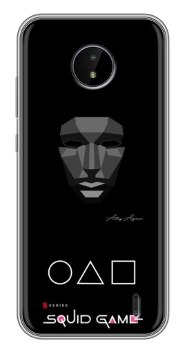 Чехол с печатью "Маска фронтмена" для Nokia C10