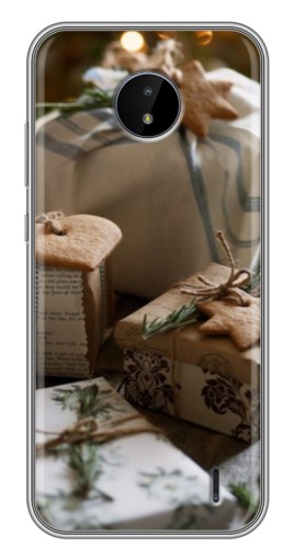 Чехол с печатью "Нежные подарки" для Nokia C10
