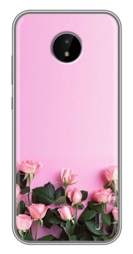 Чехол с печатью "Нежные розы" для Nokia C10
