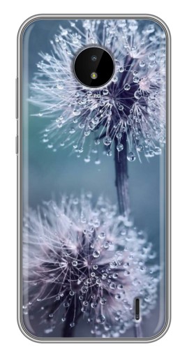 Чехол с печатью "Одуванчик с капельками" для Nokia C10