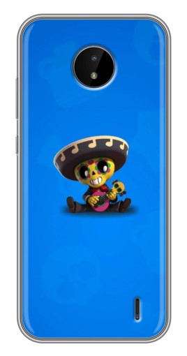Чехол с принтом "Poco с гитарой" для Nokia C10