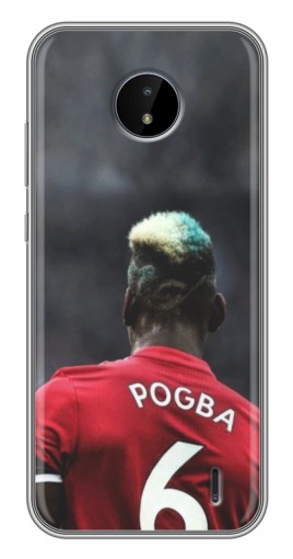 Силиконовый чехол с изображением "Pogba 6" для Nokia C10