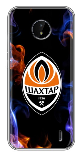 Силиконовый чехол с изображением "Шахтер в огне" для Nokia C10