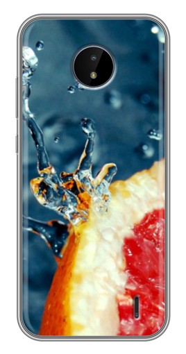 Чехол с принтом "Сочный грейпфрут" для Nokia C10